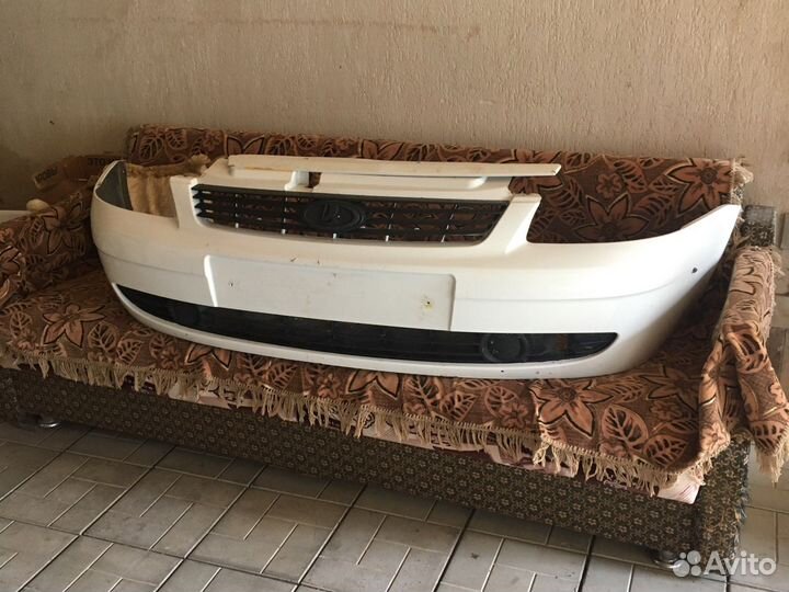 Бампер на priora 1