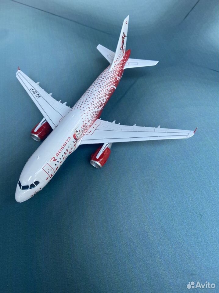 Модель самолета A319 Rossiya sport лёт