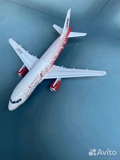 Модель самолета A319 Rossiya sport лёт