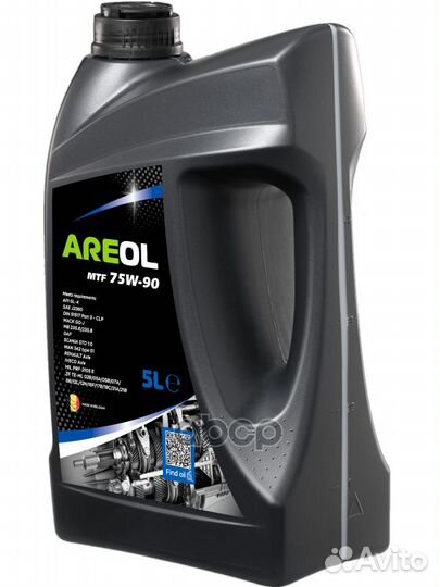 Areol MTF 75W90 (5л) полусинт. трансм. масло дл