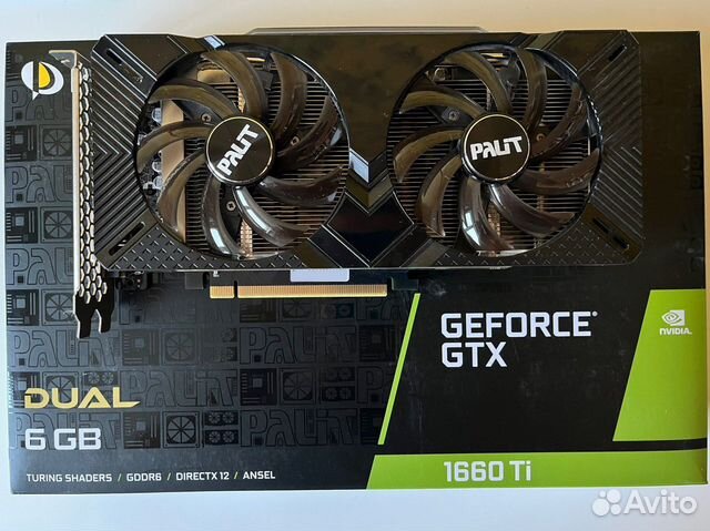 Palit GTX 1660 ti Dual купить в Санкт-Петербурге | Электроника | Авито