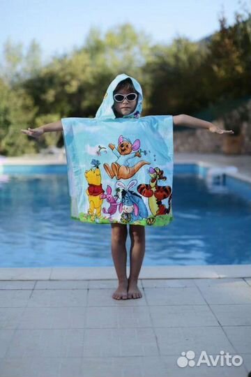 Полотенце пончо детское