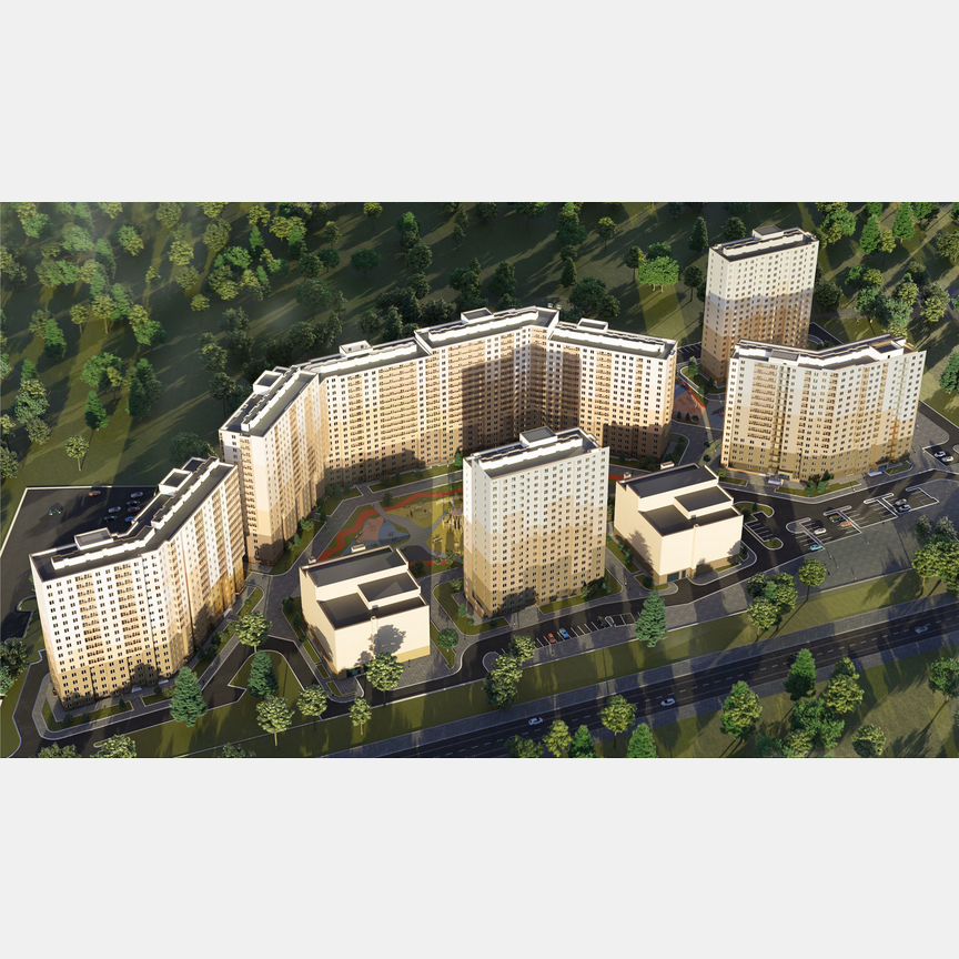 2-к. квартира, 50,4 м², 1/17 эт.