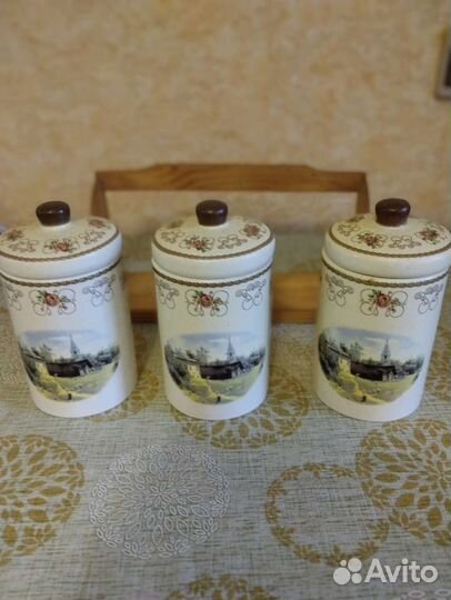 Набор банок для сыпучих продуктов,сладостей,чая,ко