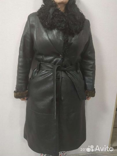 Дубленка натуральная женская 48 50