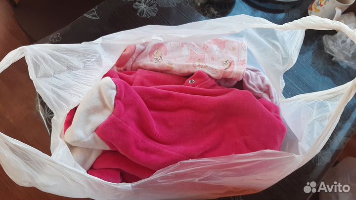 Детские вещи пакетом бесплатно