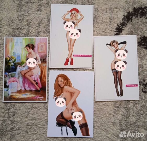 Открытки календарики ню