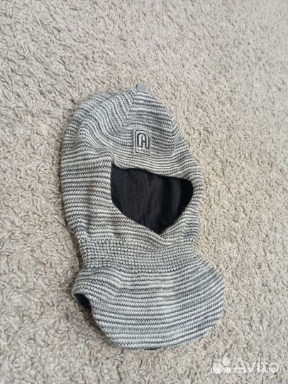 Шапка шлем на мальчика демисезонная