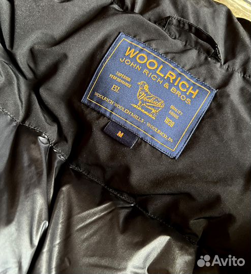Пуховик Woolrich USA Black Оригинал из Германии