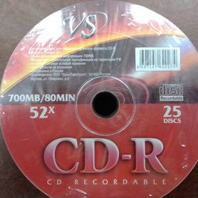 CD-R 80 52x Bulk/25 700MB