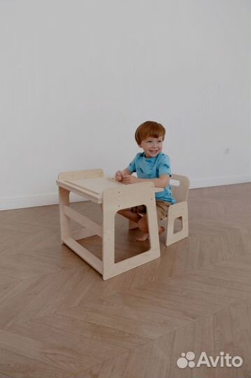 Детский стол и стульчик растущий
