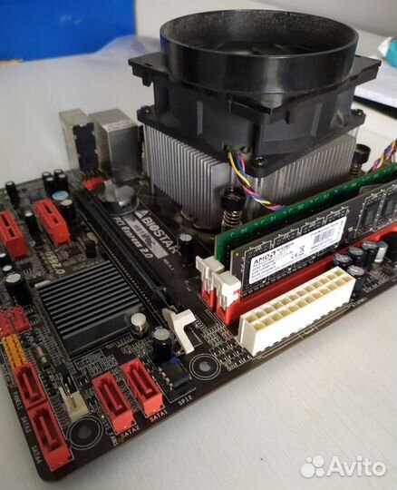 Комплект материнская плата+процессор i3 2100+8Гб