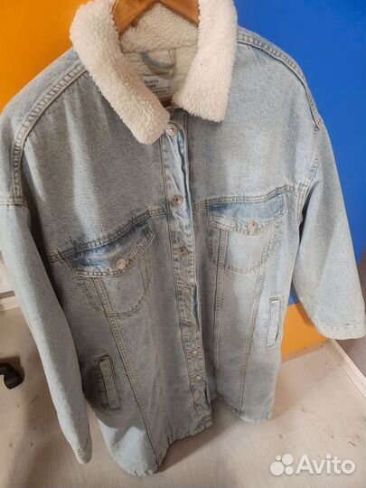 Джинсовое пальто 48-50