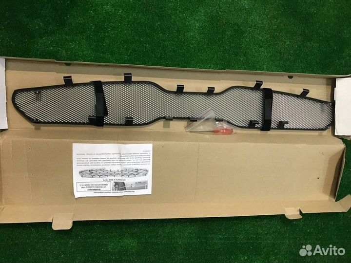 Защита радиатора KIA Cerato 2018- 2021chrome верх