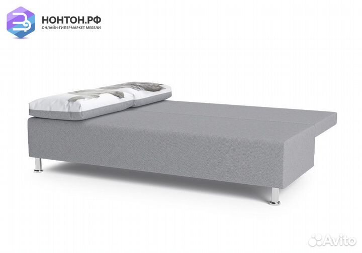 Диван еврокнижка Канна светло-серый