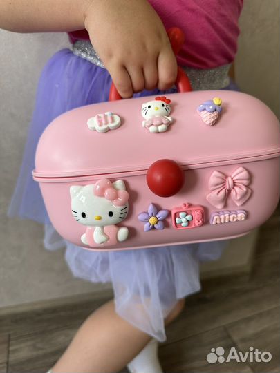 Шкатулка органайзер китти для украшений,косметики