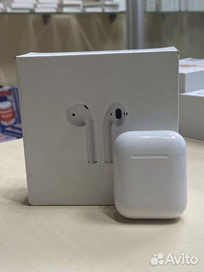 Беспроводные наушники apple airpods 2
