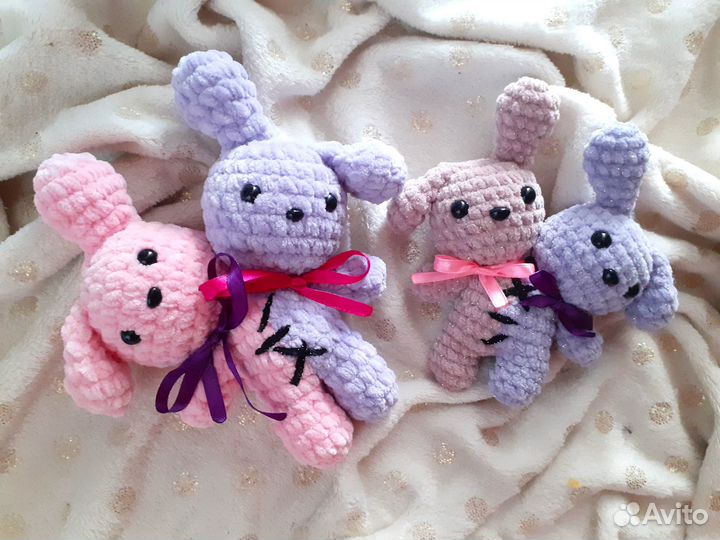 Милый зайка-мутант с блестяшками