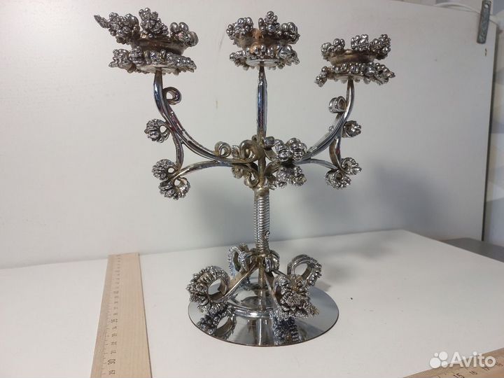 Подсвечник Канделябр Винтаж СССР