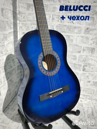 Классическая гитара+чехол