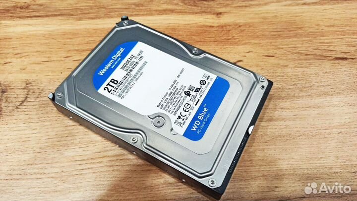 Жесткий диск HDD Western Digital 2тб WD20ezaz