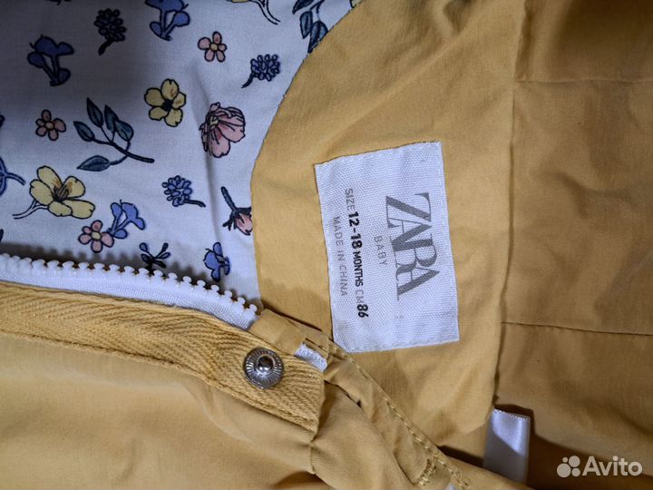 Ветровка, джинсы Zara 86-92