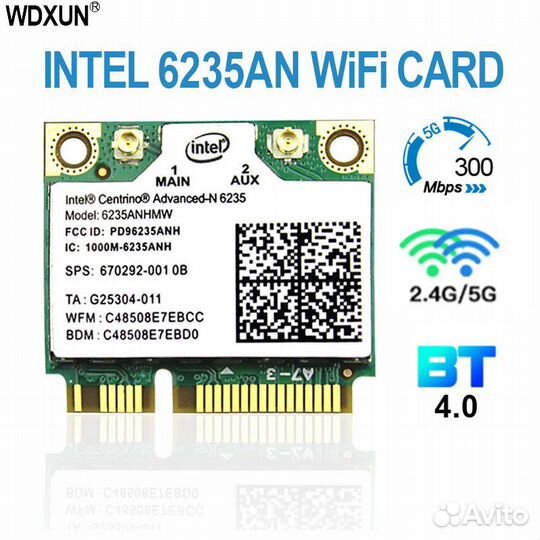 Wifi Intel Centrino Advanced-N 6235