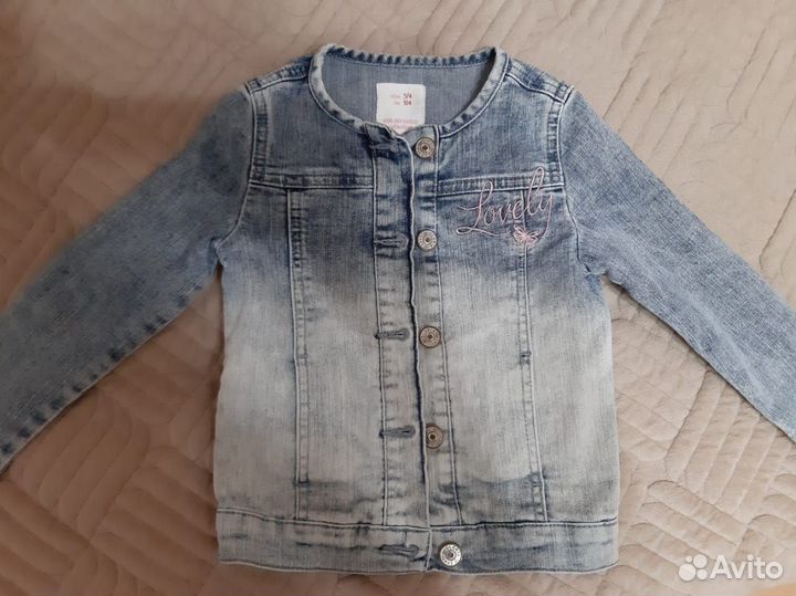 Джинсовые куртки для девочки