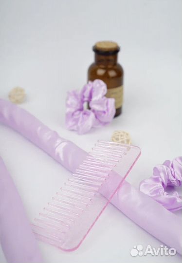 Подарок бигуди ободок + расческа