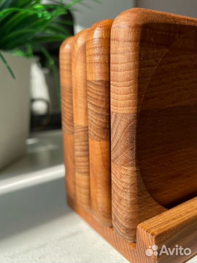 Деревянные подставки подстаканники под кружки стак