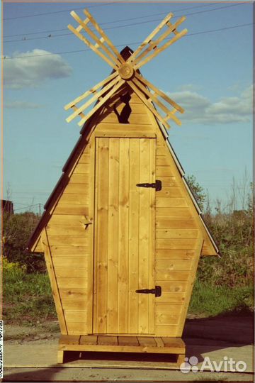 Дачный туалет с лебедем ггд 310