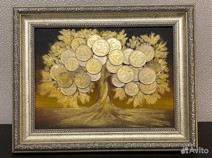 Панно, картина «Денежное дерево»