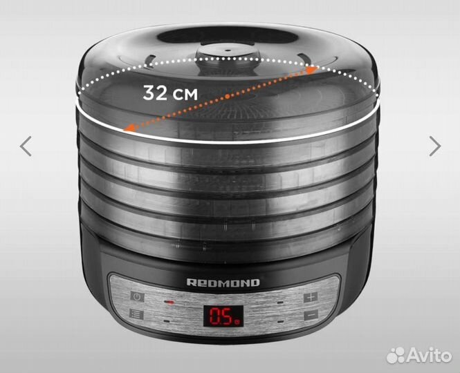 Электросушилка для овощей и фруктов Redmond