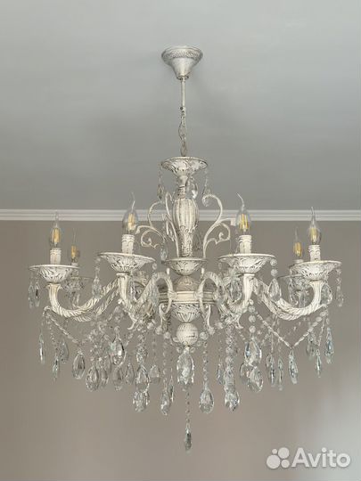 Люстра потолочная хрустальная