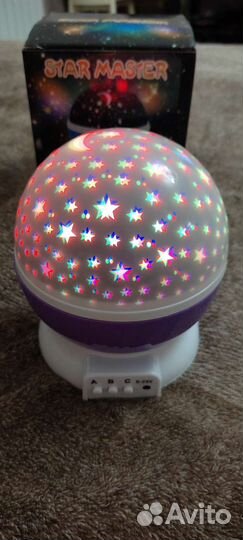 Ночник детский звёздный