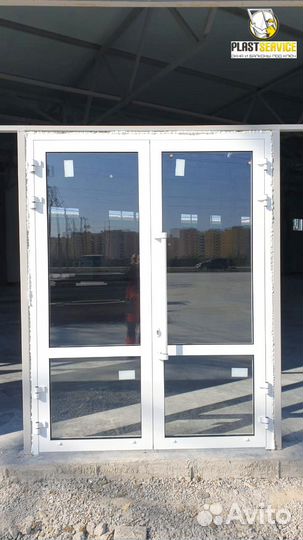 Дверь входная алюминиевая С48