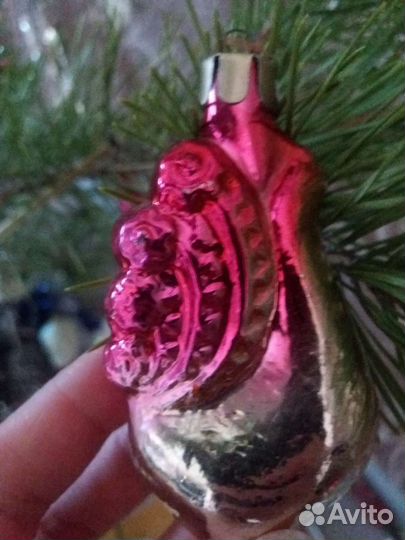 Игрушка СССР Морской конёк, Жар Птица, Павлин