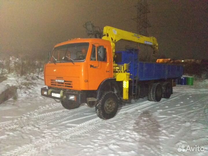 Камаз вездеход с манипулятором 7т автовышка