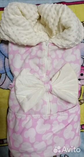 Конверт на выписку для девочки осень