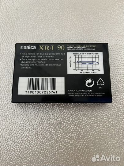 Аудиокассета Konica XR-1 90 min