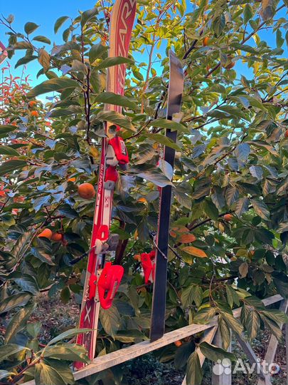 Горные лыжи 130 blizzard, крепы marker