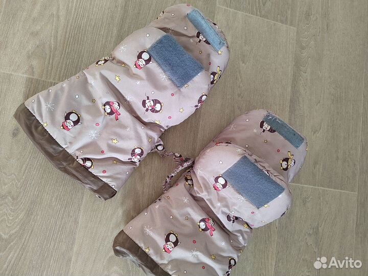 Муфта варежки на коляску (краги)