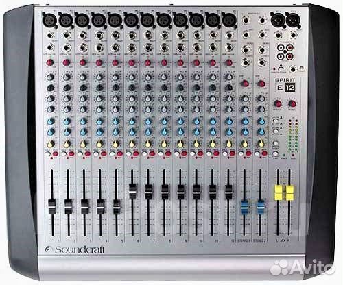 Микшерный пульт Soundcraft Spirit E-12 (Англия)