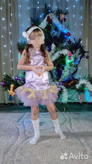 Платье нарядное для девочки 5-7 лет