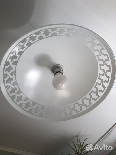 Светильник подвесной стеклянный