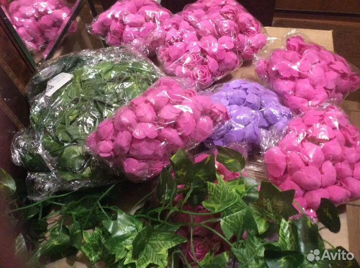 Искусственные цветы для декора