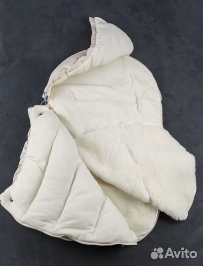 Утепленный конверт для новорожденных