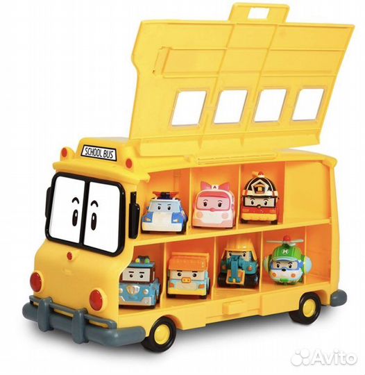 Автобус скулби,кейс для хранения машинок