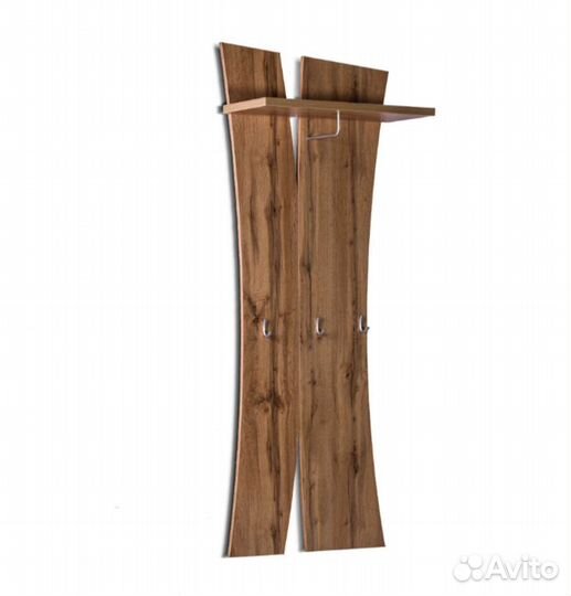 Вешалка в прихожую с полкой