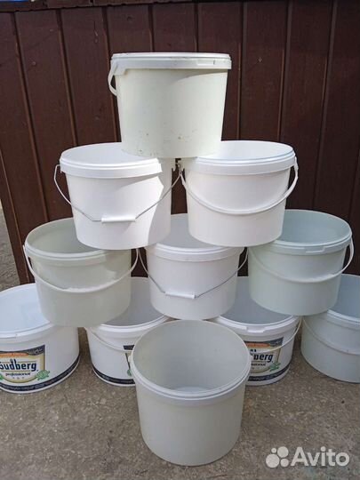 Ведра пластиковые 10л